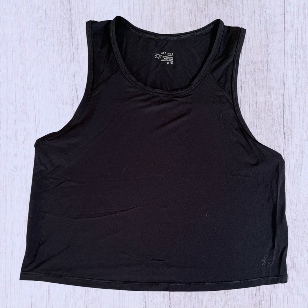 AERIE/OFFLINE / ****BLACK ATHLETIC TANK****/ SIZE XS